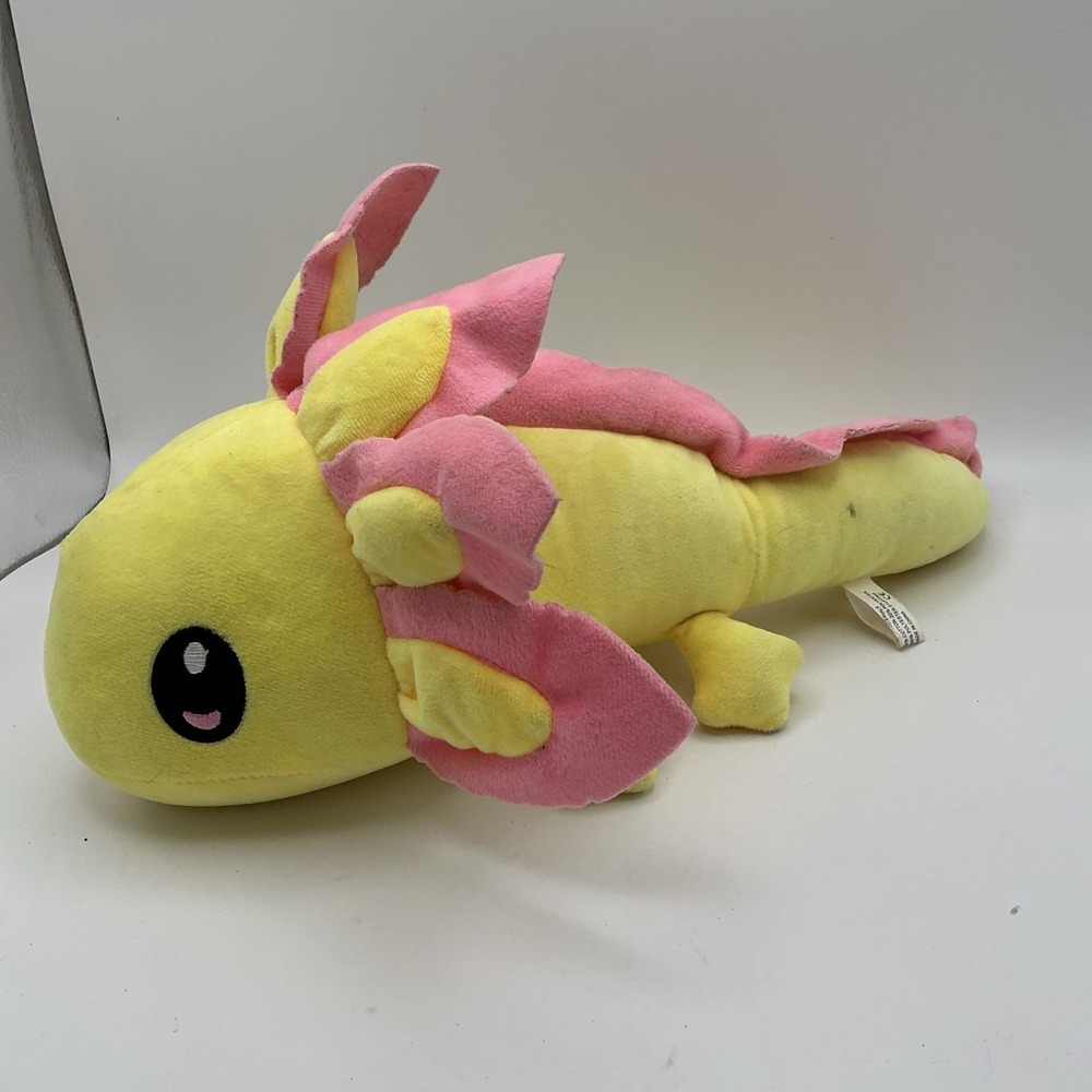 Yellow Axolotl  15 Inch Stuffed Animal Plush Toys